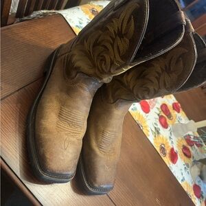 Justin Cowboy Work Boots Men’s Size 11